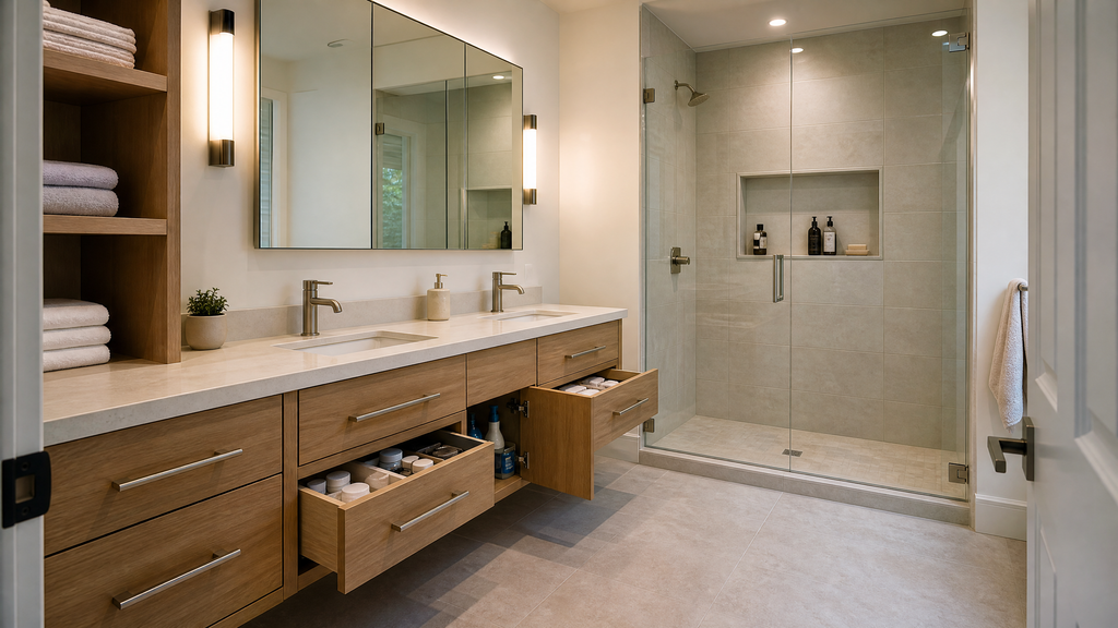 Add More Storage - bathroom remodeling ideas