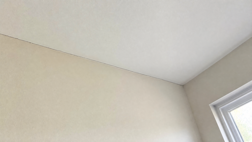 Ceiling-to-Wall Cracks