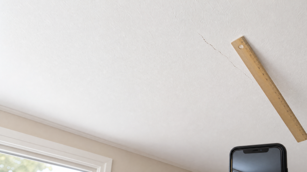 Cracks in ceiling dangerous