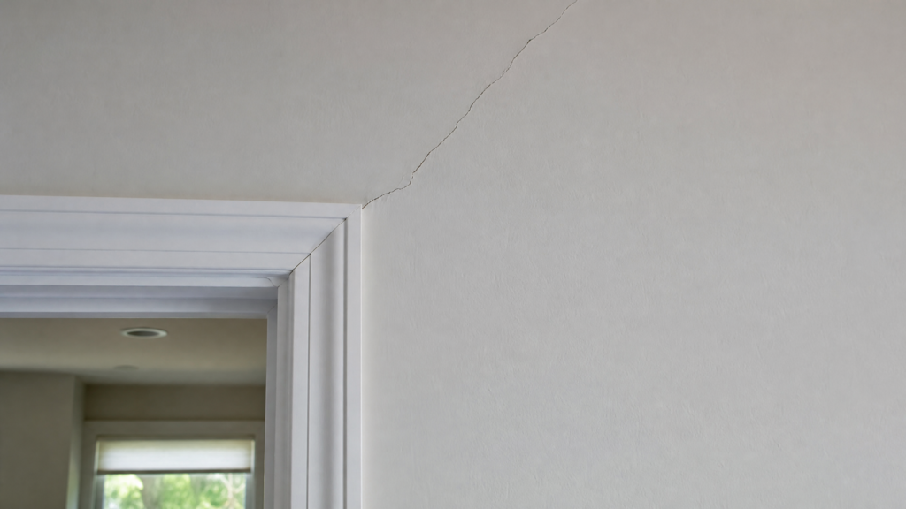 Diagonal Wall Cracks