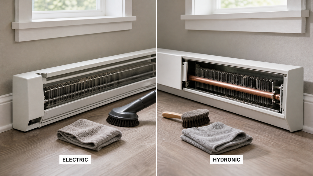 Electric vs Hydronic Baseboard Heaters
