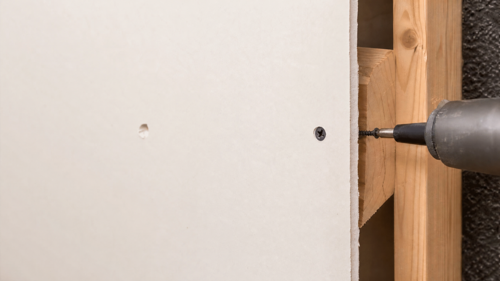 How to Fix Drywall Nail Pops step 2