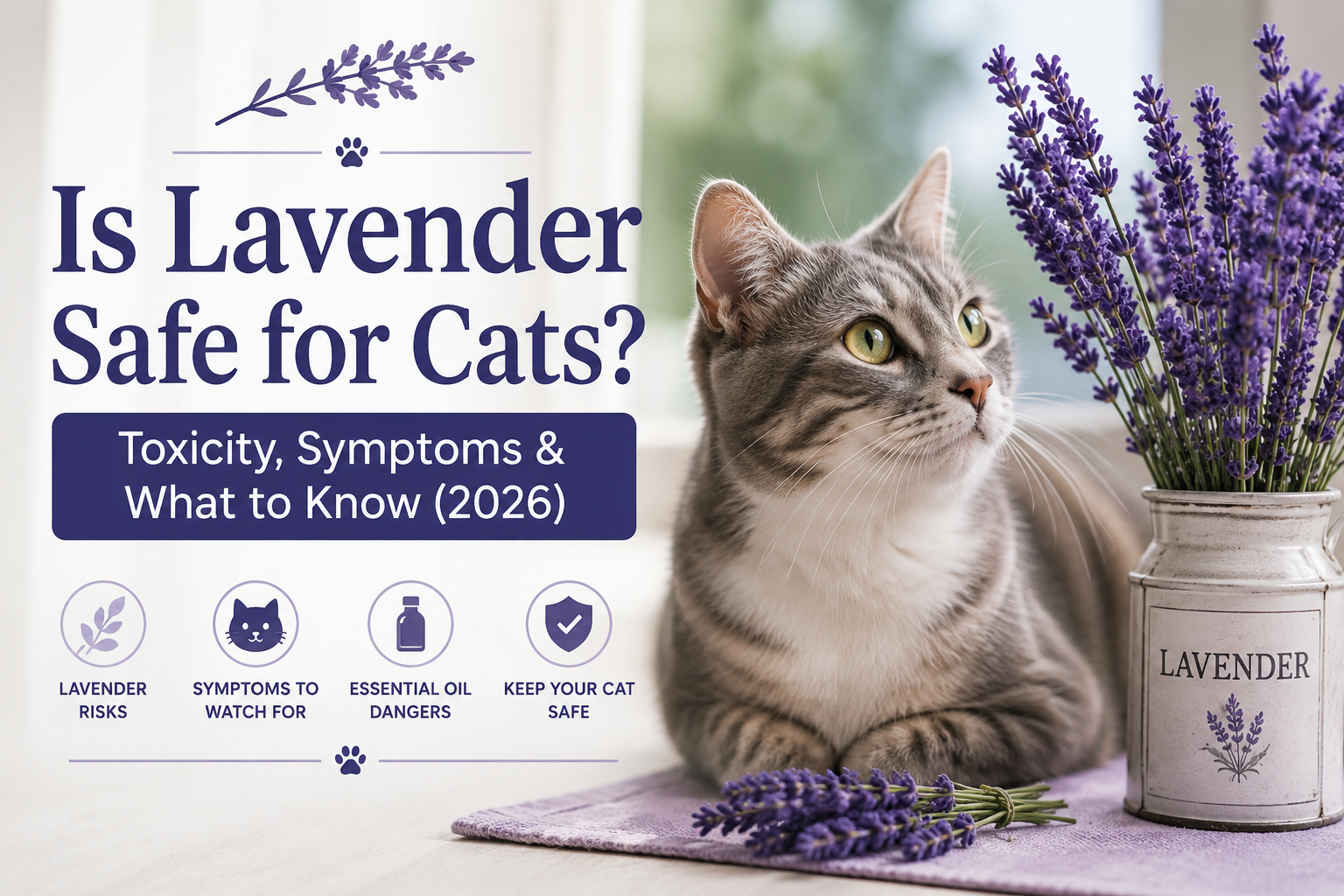 Is Lavender Safe for Cats