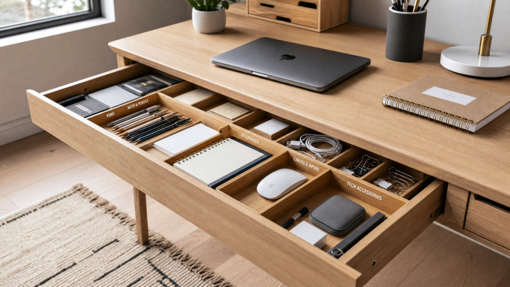 Minimalist desk organization ideas