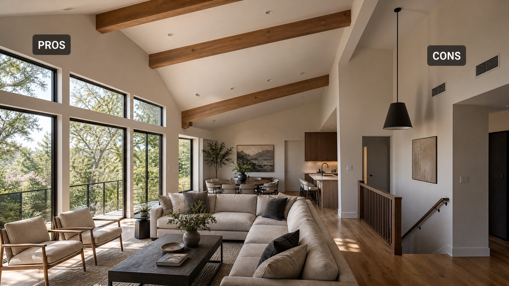 Pros and Cons of Vaulted Ceilings