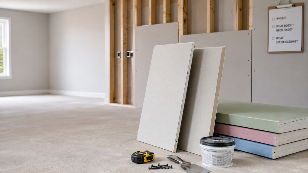 Sheetrock or drywall