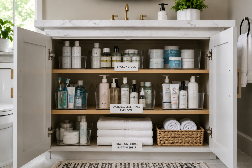Store Everyday Essentials at Eye Level