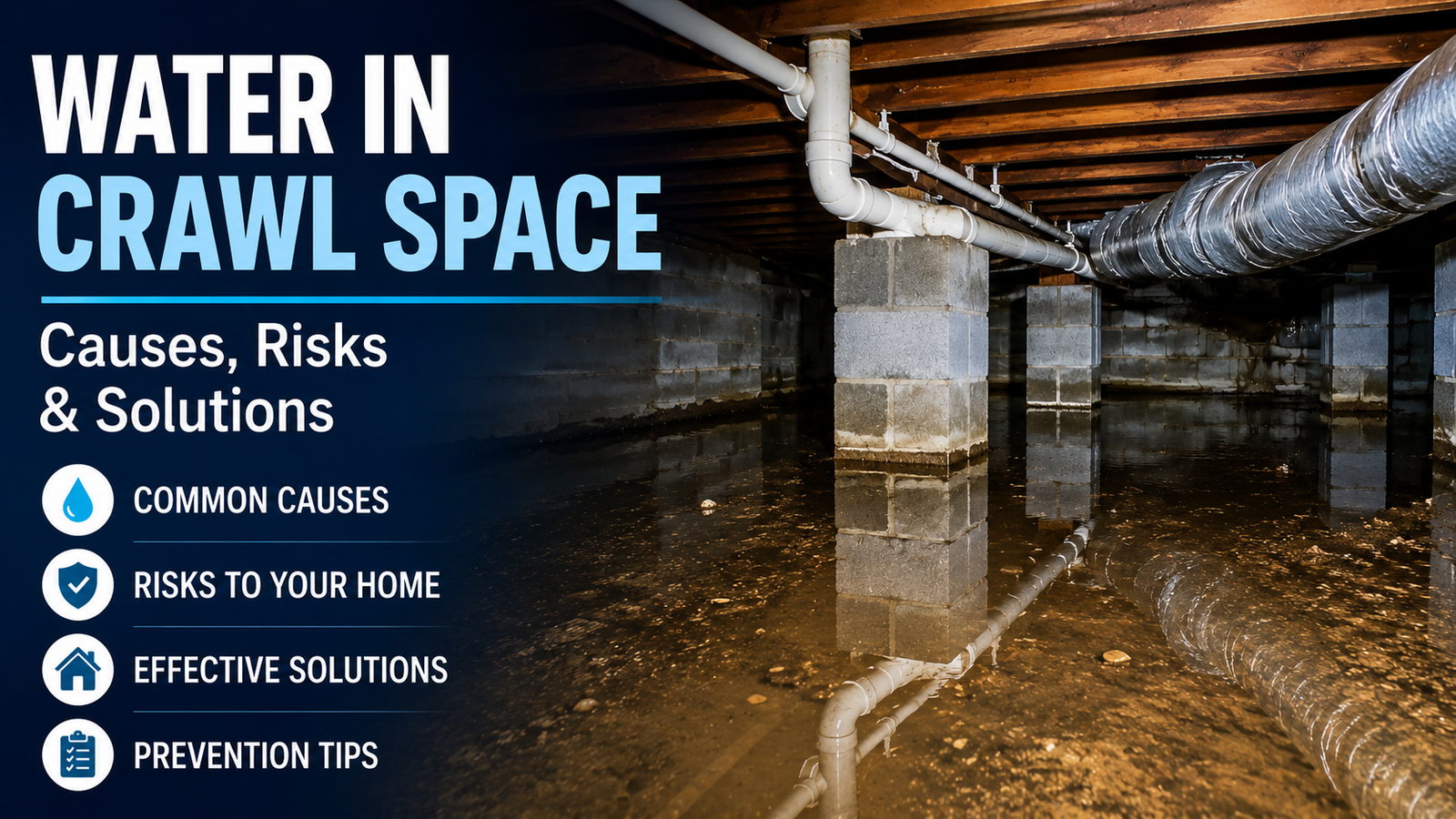Water in Crawl Space