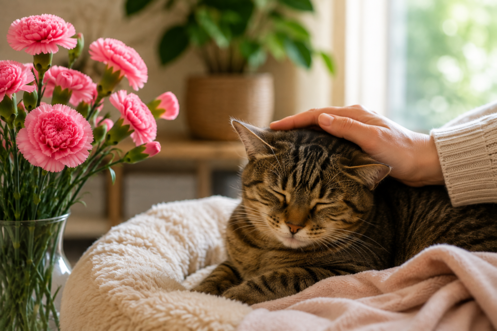 are carnations safe for cats