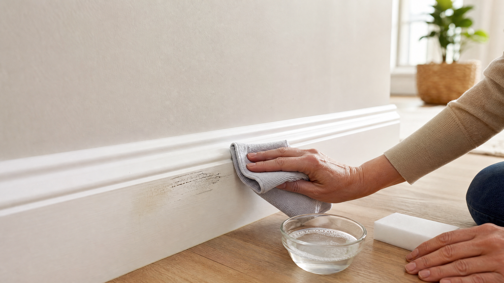 easiest way to clean baseboards