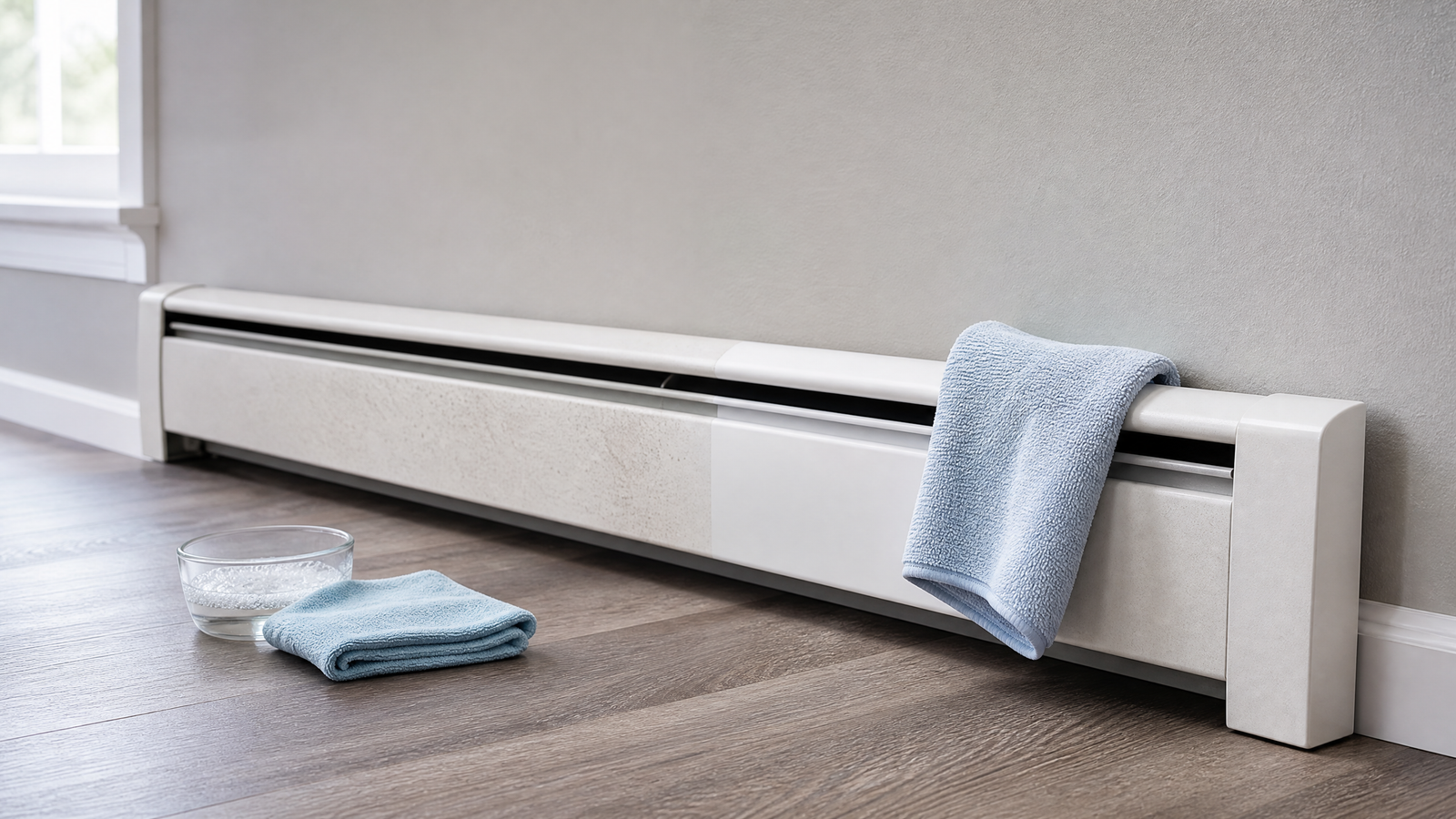 how to clean a wall heater