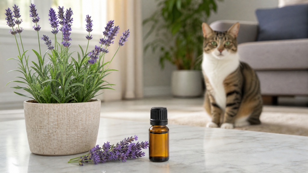 is lavender oil safe for cats