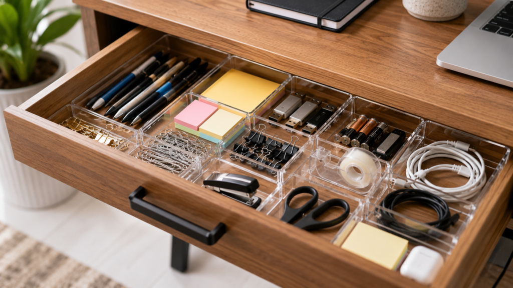 organized desk ideas