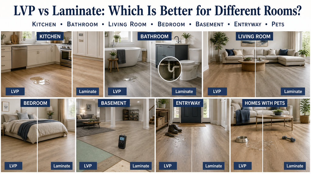 vinyl vs laminate flooring