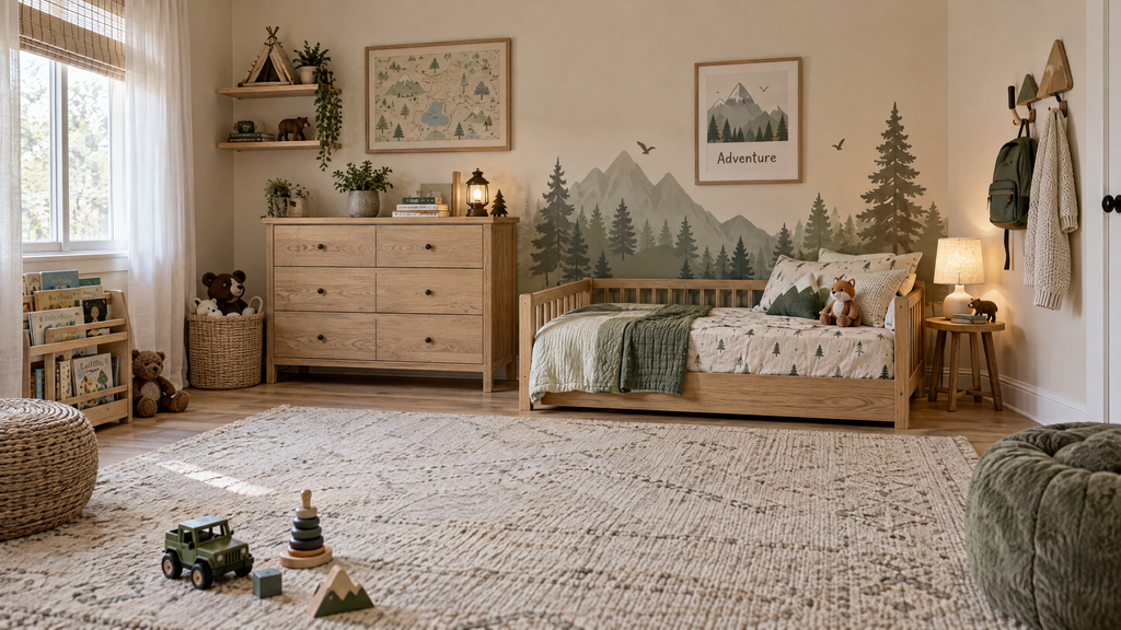 Adventure-Themed Toddler Boy Room