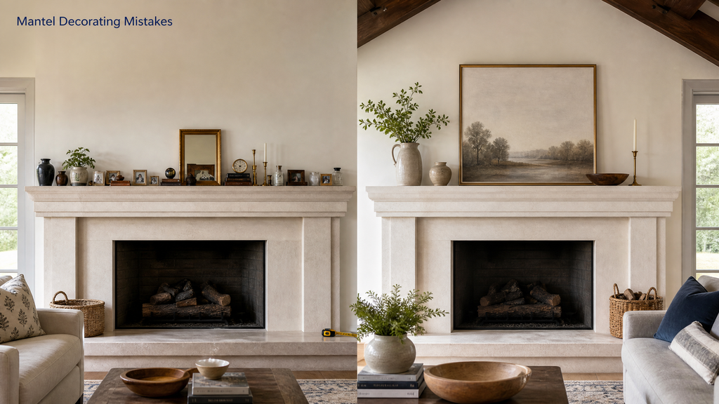 Common Mantel Decorating Mistakes to Avoid