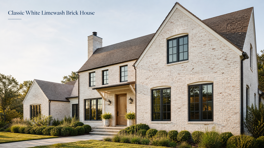 Exterior Limewash Brick