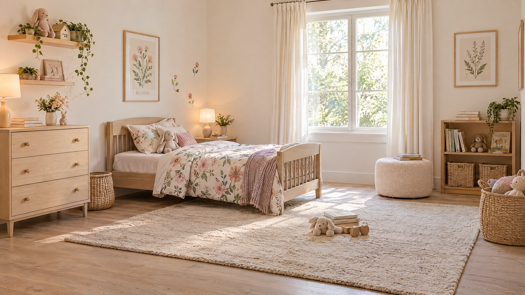 Floral Toddler Girl Room