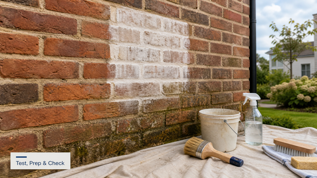 Limewashing Brick