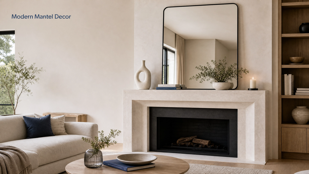 Modern Mantel Decor
