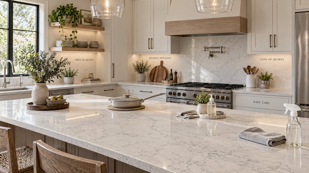 Pros and cons of Quartz Countertops