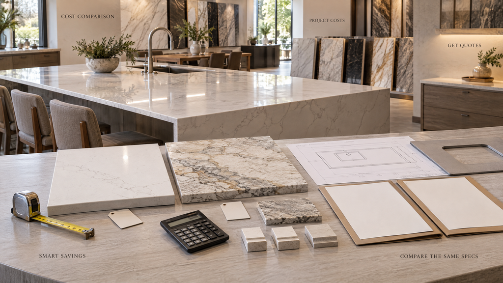 Quartz vs Quartzite costs