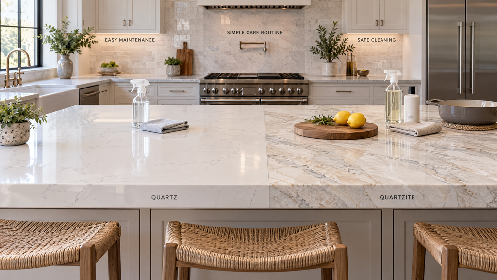 Quartz vs Quartzite maintenance
