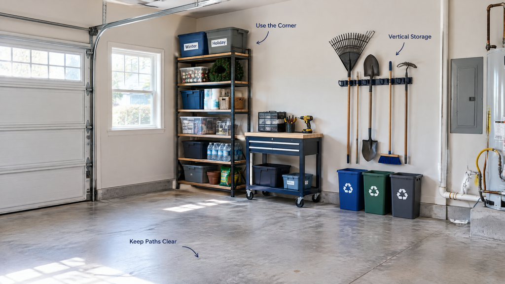 best ways to organize a garage