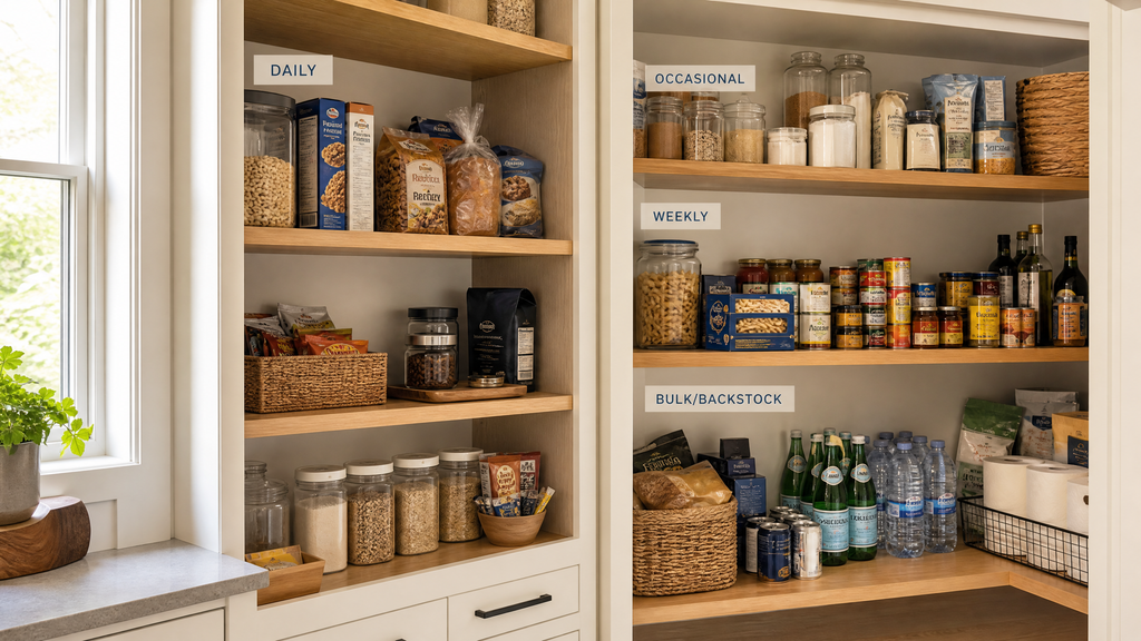 best ways to organize a pantry