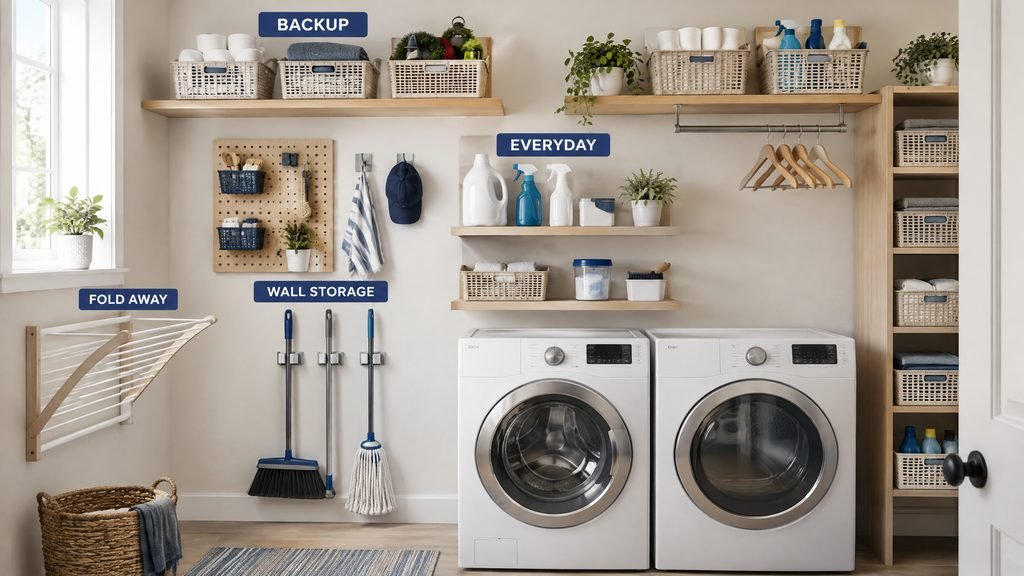 organization for laundry room