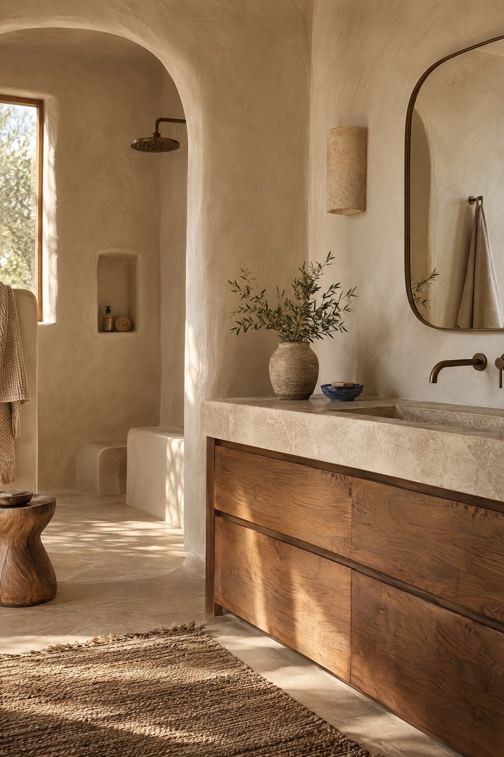 Santa Fe-Inspired Adobe Look