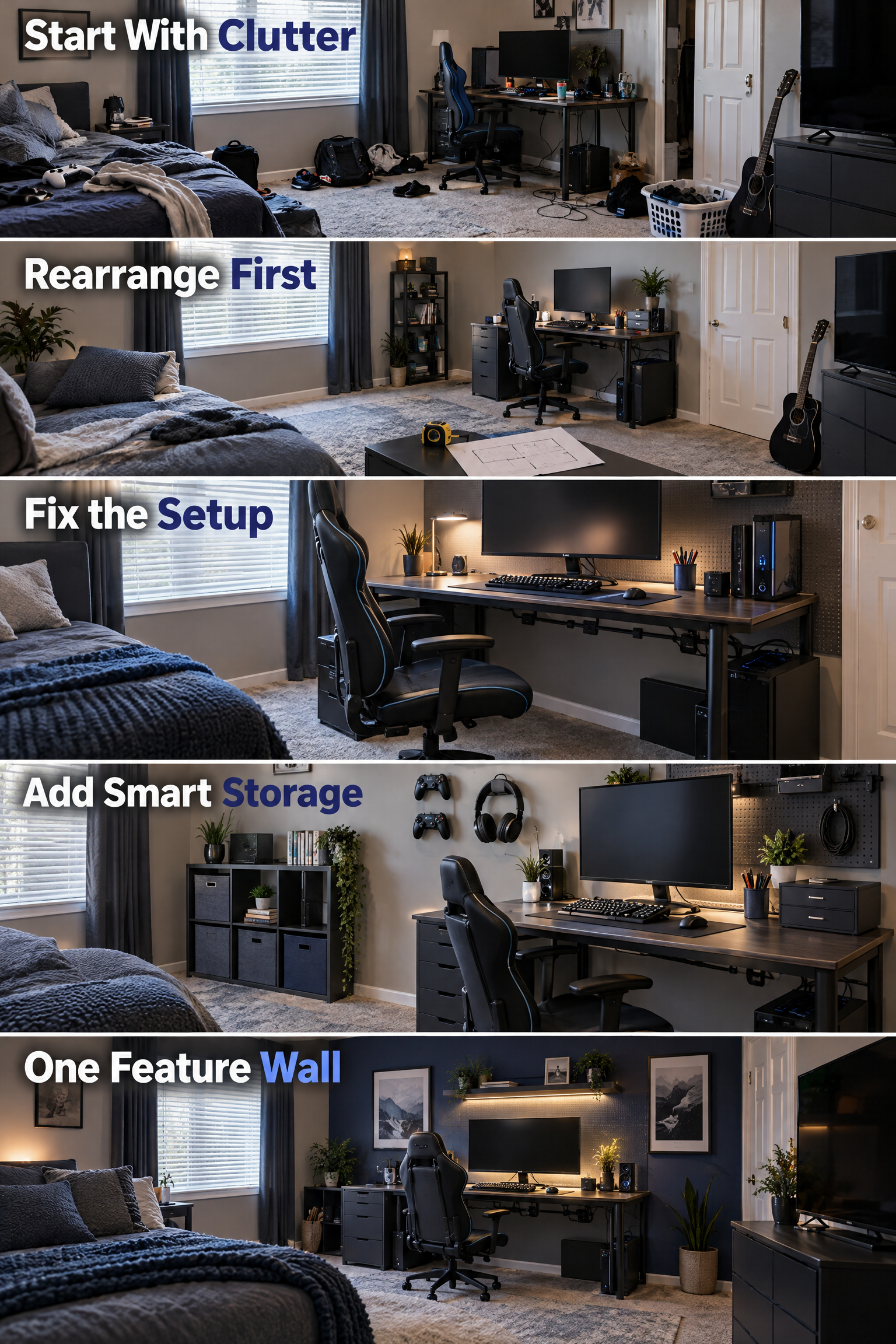 DIY Gaming Room Makeover