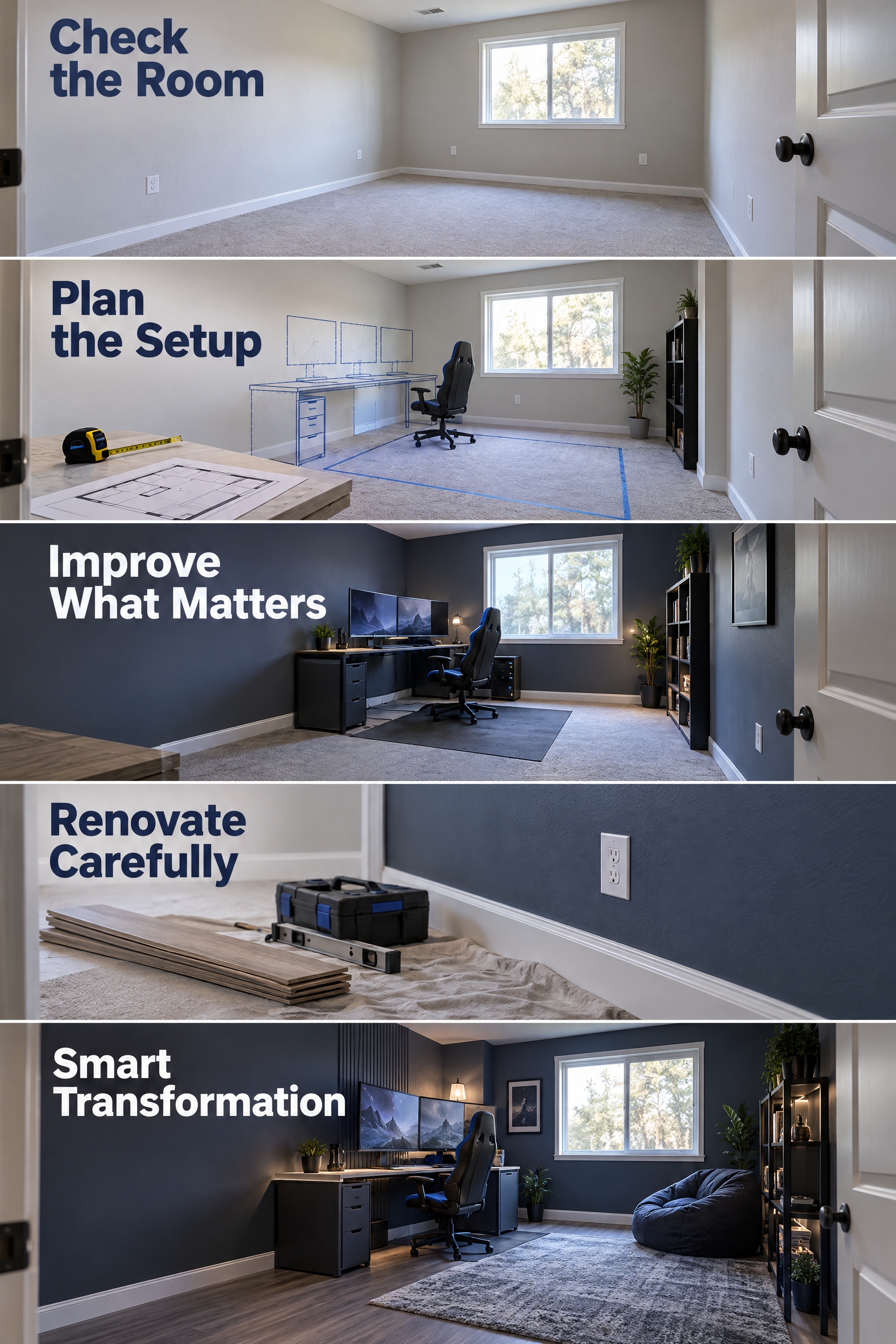 Game Room Renovation & DIY Ideas