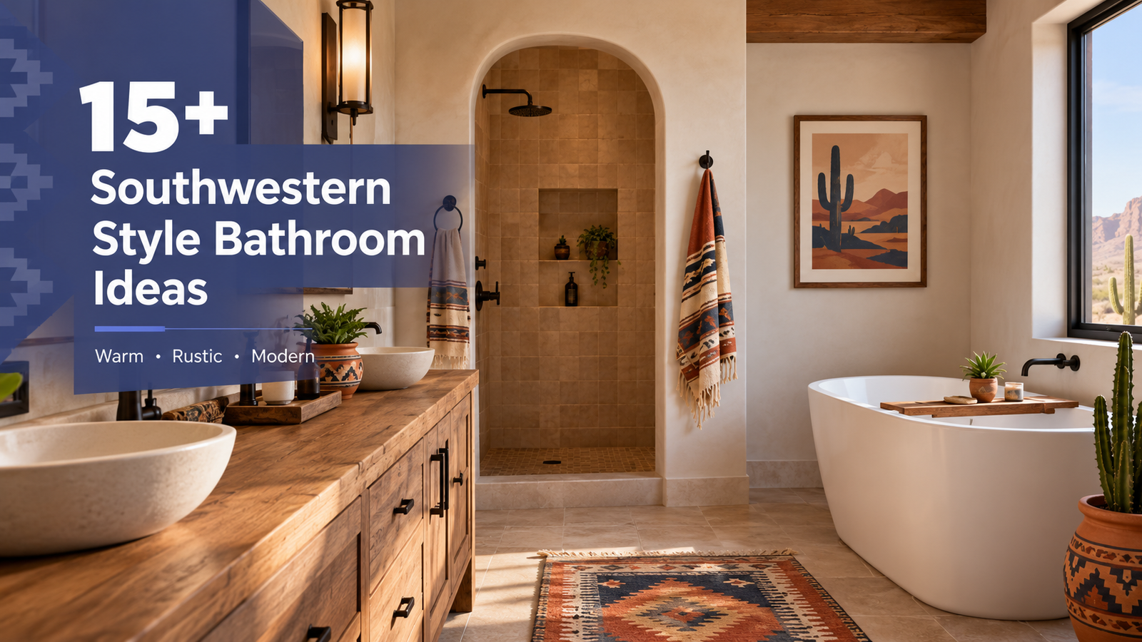 Southwestern Style Bathroom