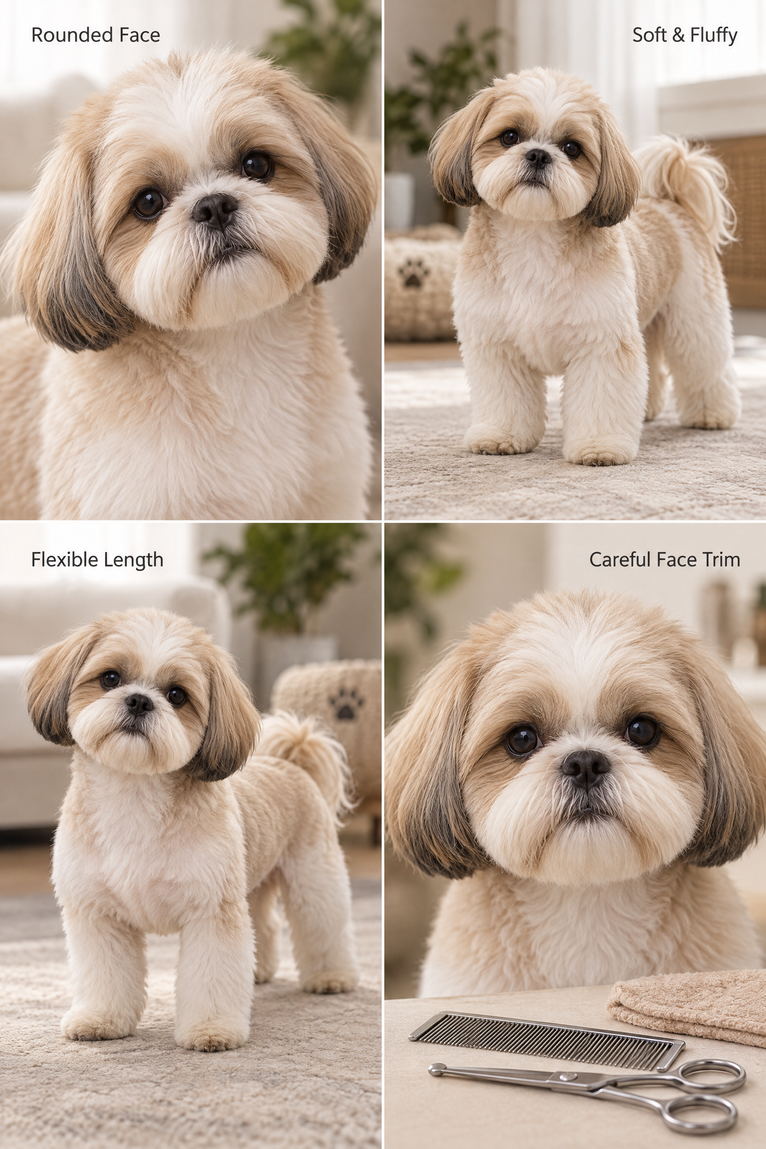 Teddy Bear shih tzu hairstyle