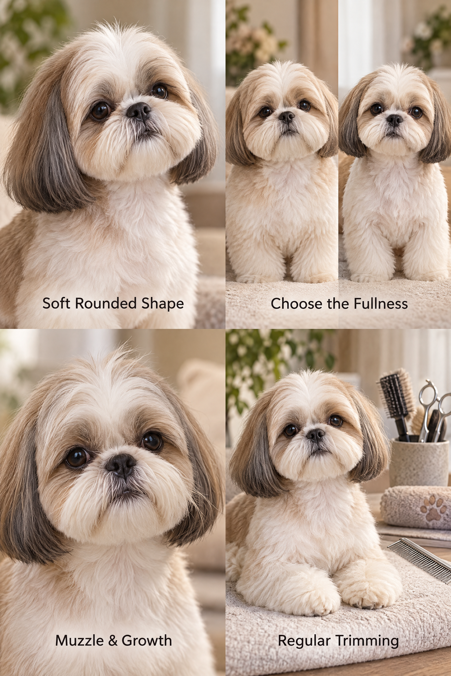 shih tzu rounded face